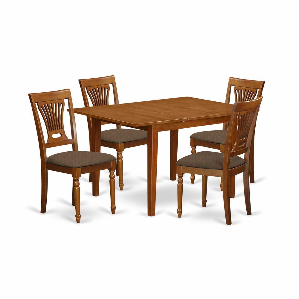 5  Pc  small  Kitchen  Table  set-small  Dining  Tables  and  4  Kitchen  Chairs. Picture 1