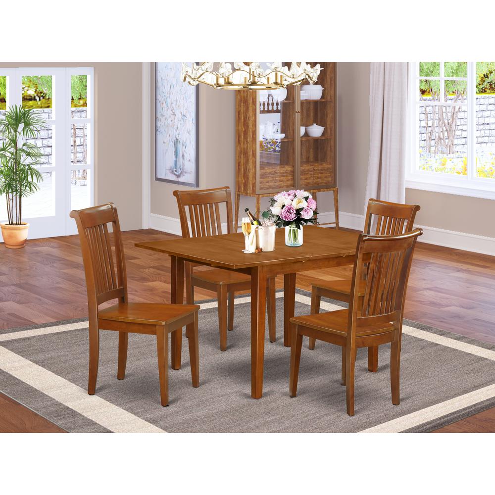 5  Pc  Kitchen  dinette  set-Kitchen  Table  and  4  Dining  Chairs. Picture 1