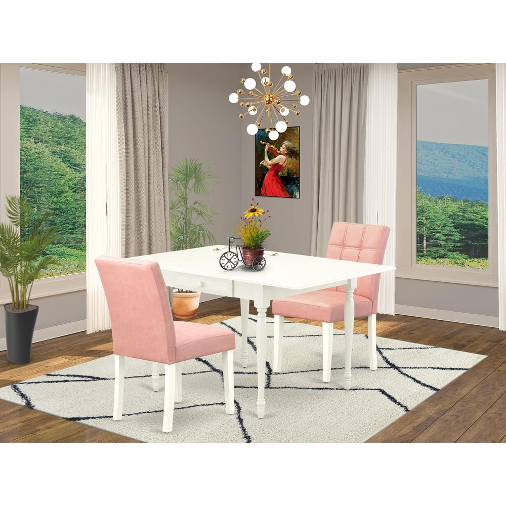 3 Piece Dinner Table Set contain A Dining Table. Picture 1