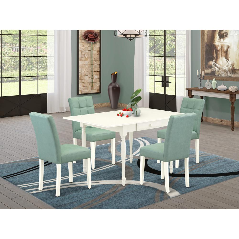 5 Piece Modern Dining Table Set contain A Dining Table. Picture 1