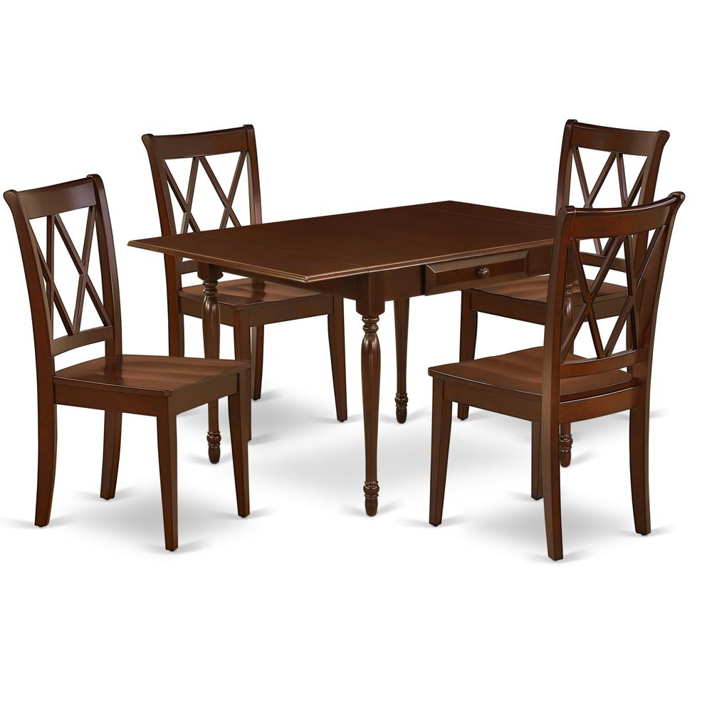 Dining Room Set Mahogany, MZCL5-MAH-W. Picture 1
