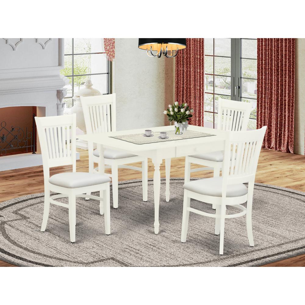Dining Table- Dining Chairs, MZVA5-LWH-C. Picture 1