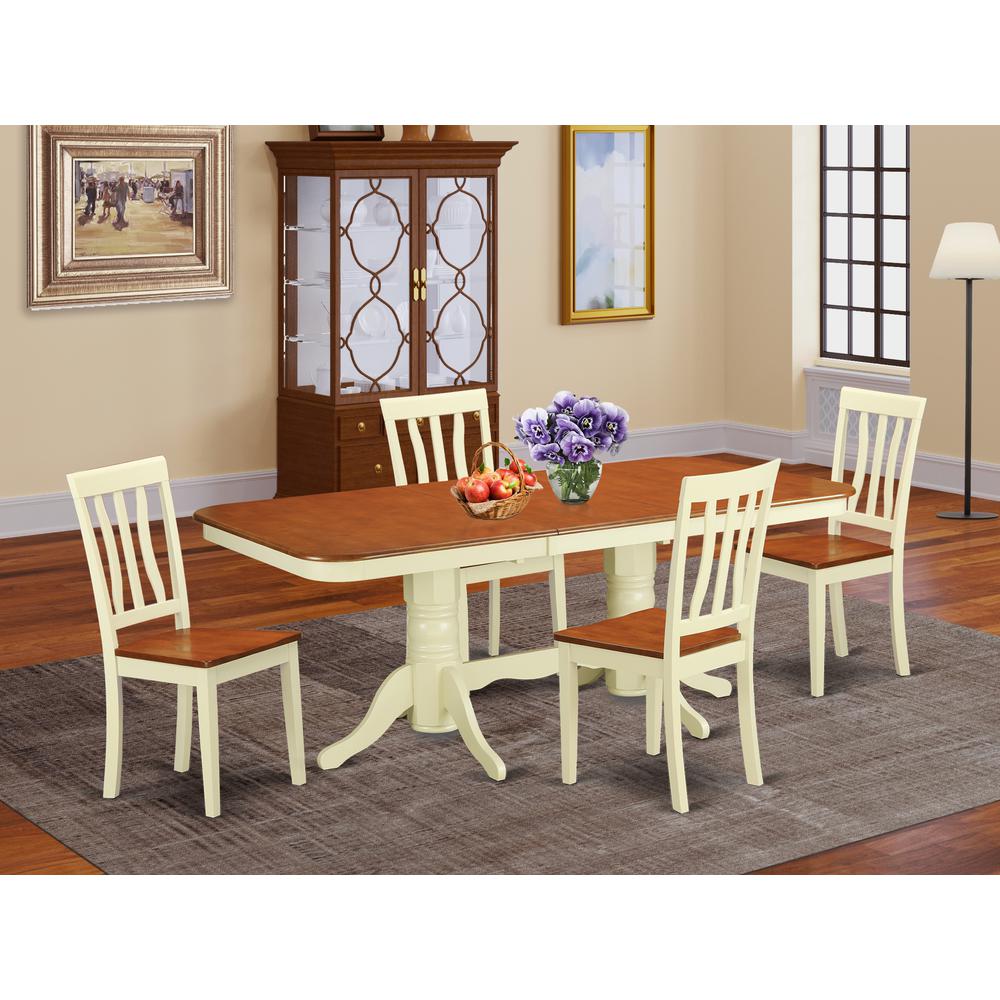 5  PcKitchen  nook  Dining  set  -  Dining  Table  and  4  Kitchen  Chairs. Picture 1