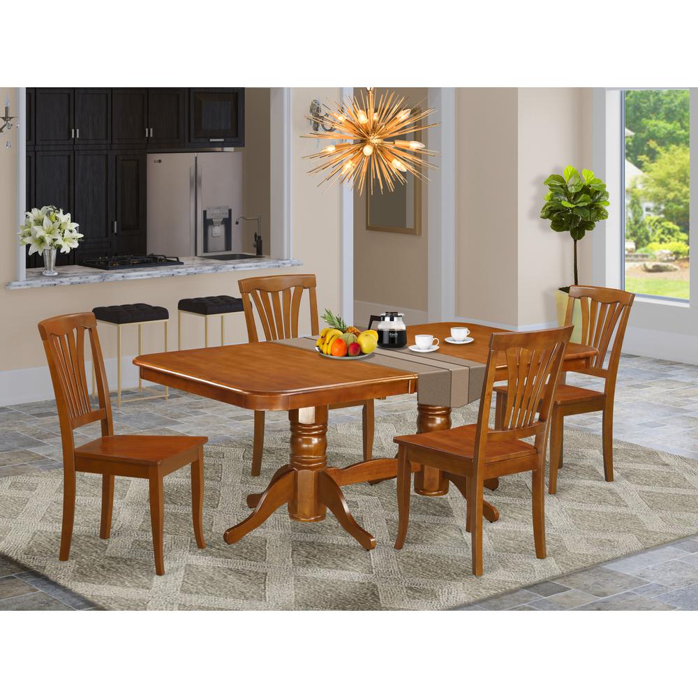 5  Pc  Dining  room  set-Dining  Table  and  4  Kitchen  Dining  Chairs.. Picture 1