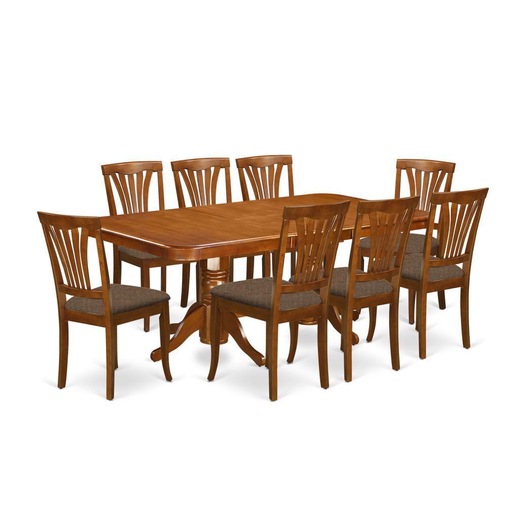 9  PC  Dining  room  set-Dining  Table  and  8  Dining  Chairs. Picture 1