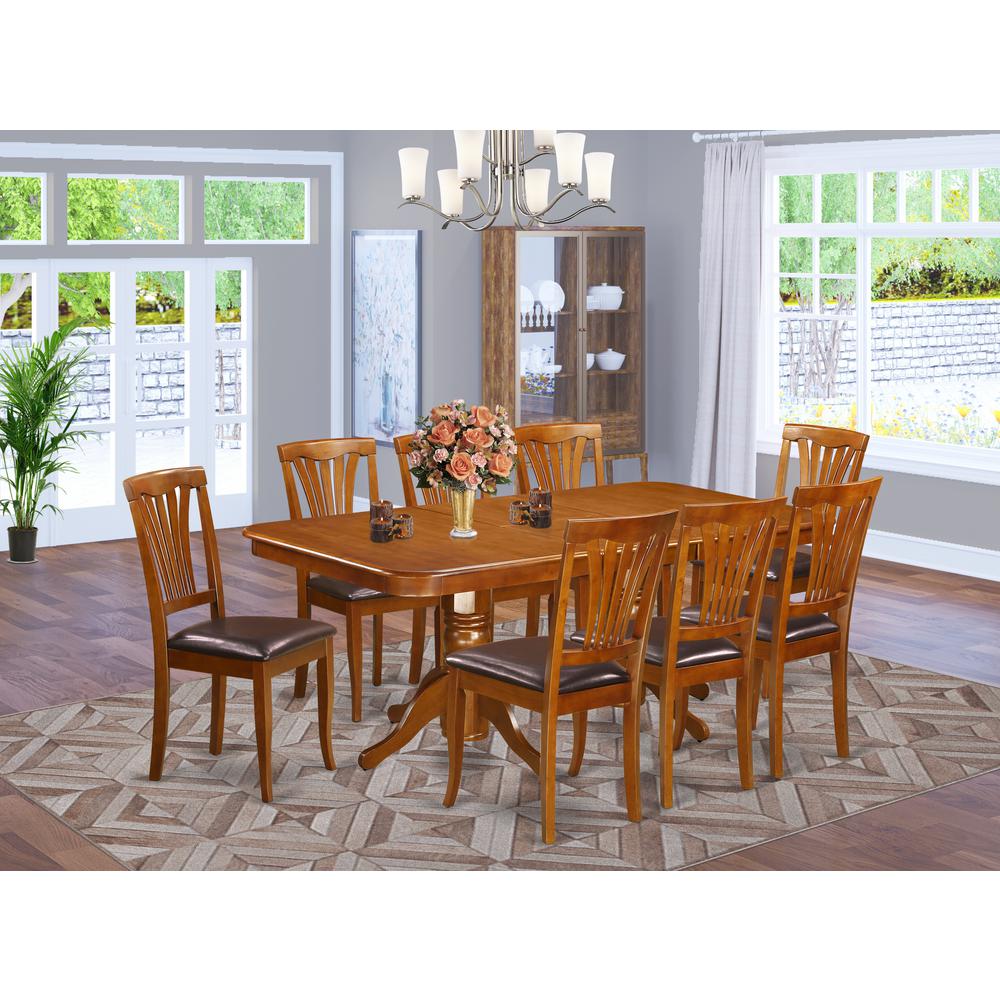 9  Pcformal  Dining  room  set-Dining  Table  and  8  Dining  Chairs. Picture 1