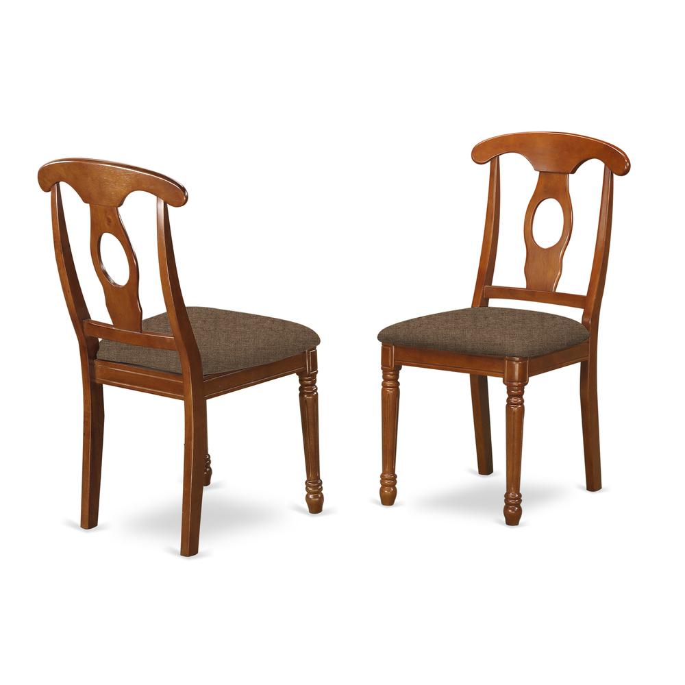 Napoleon  styled  kitchen  chair  with  upholstered  seat,  Set  of  2. Picture 1