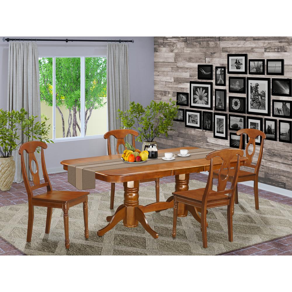5  Pc  Dining  set  Dining  Table  and  chair  set  having  rectangular  Table  with  Leaf  and  4  Dining  Chairs.. Picture 1