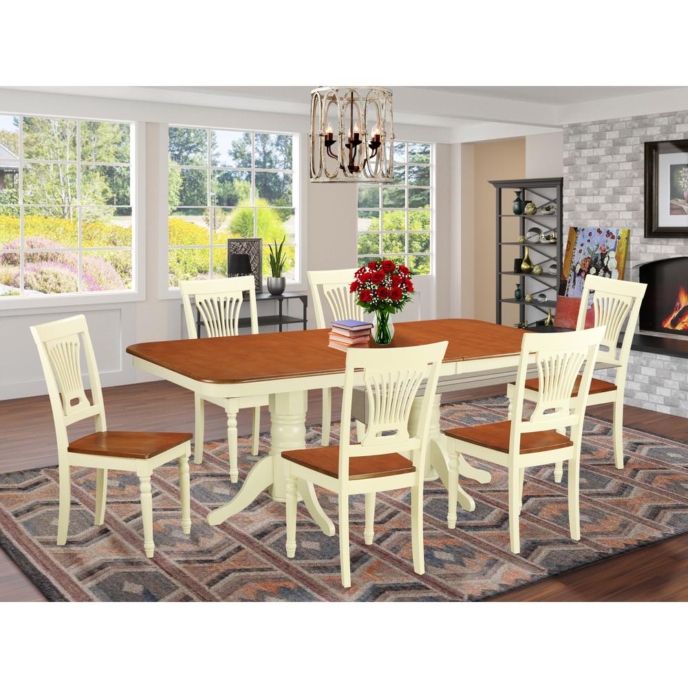 7  PC  Dining  set-Dining  Table  and  6  Dining  Chairs  for  Dining. Picture 1