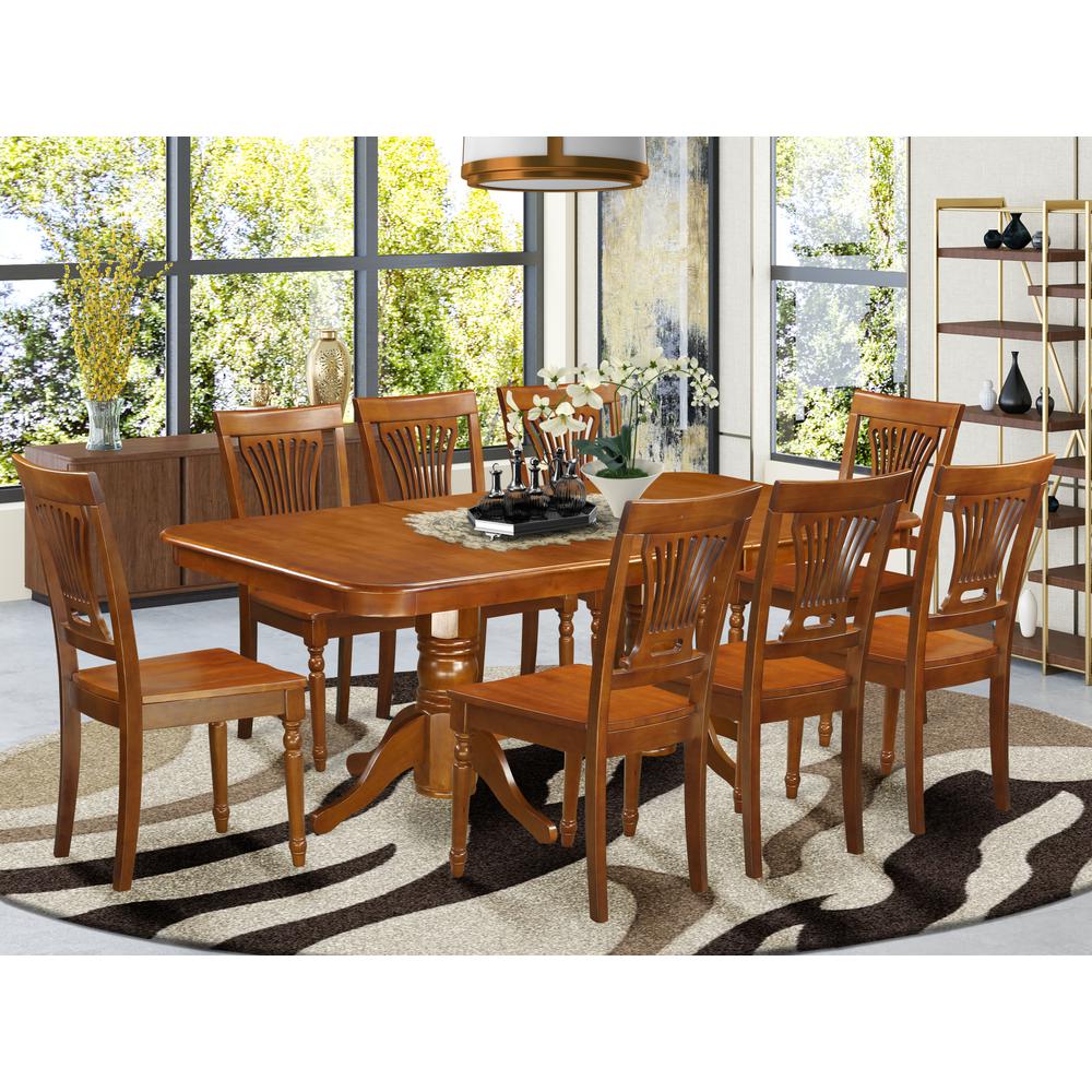 9  Pcformal  Dining  room  set  Dining  Table  and  8  Dining  Chairs. Picture 1