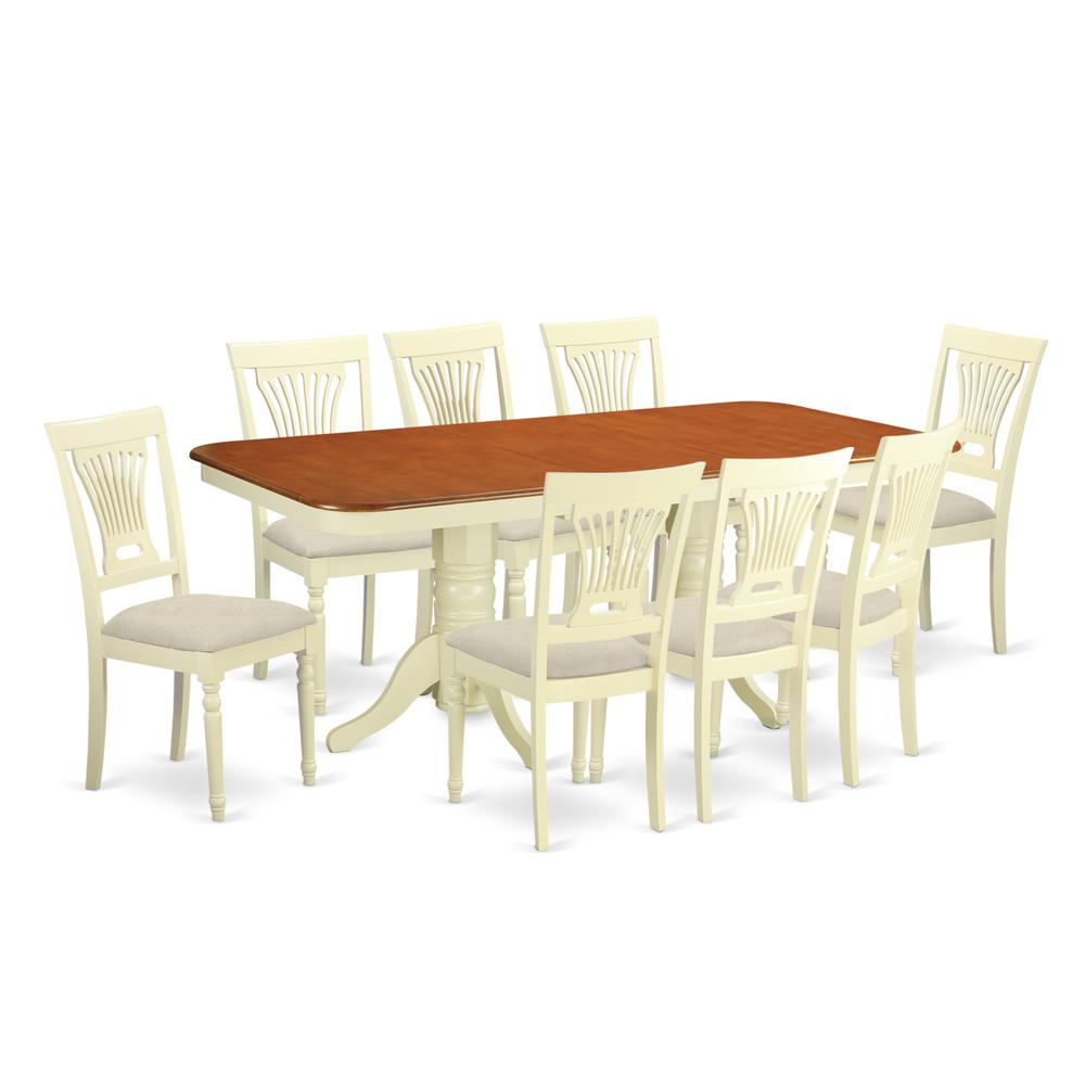 9  Pc  dinette  set  for  8-  Kitchen  dinette  Table  and  8  Dining  Chairs. Picture 1
