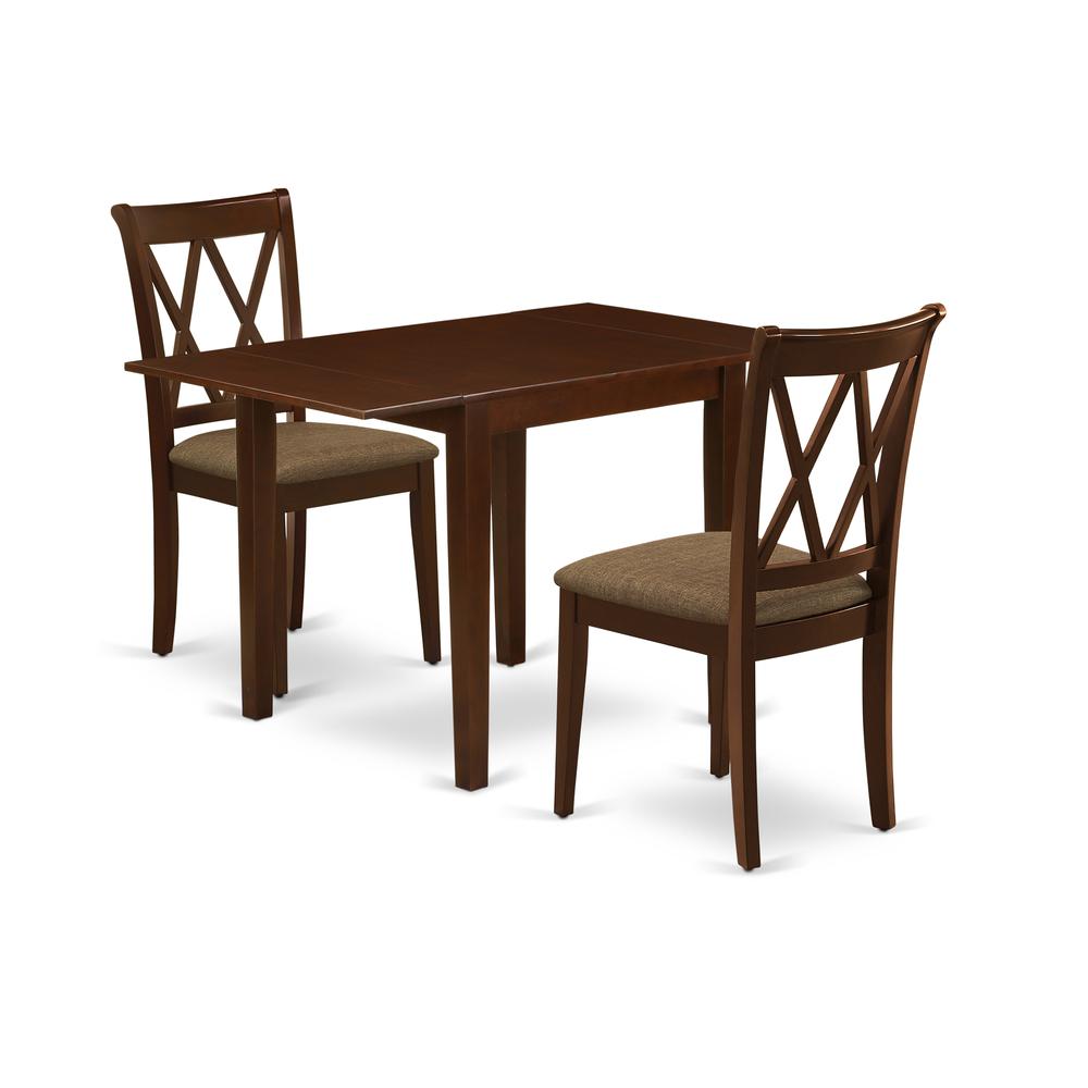 Dining Room Set Mahogany, NDCL3-MAH-C. Picture 1