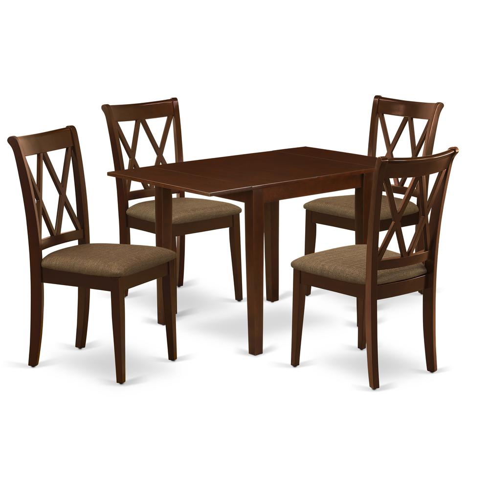 Dining Room Set Mahogany, NDCL5-MAH-C. Picture 1