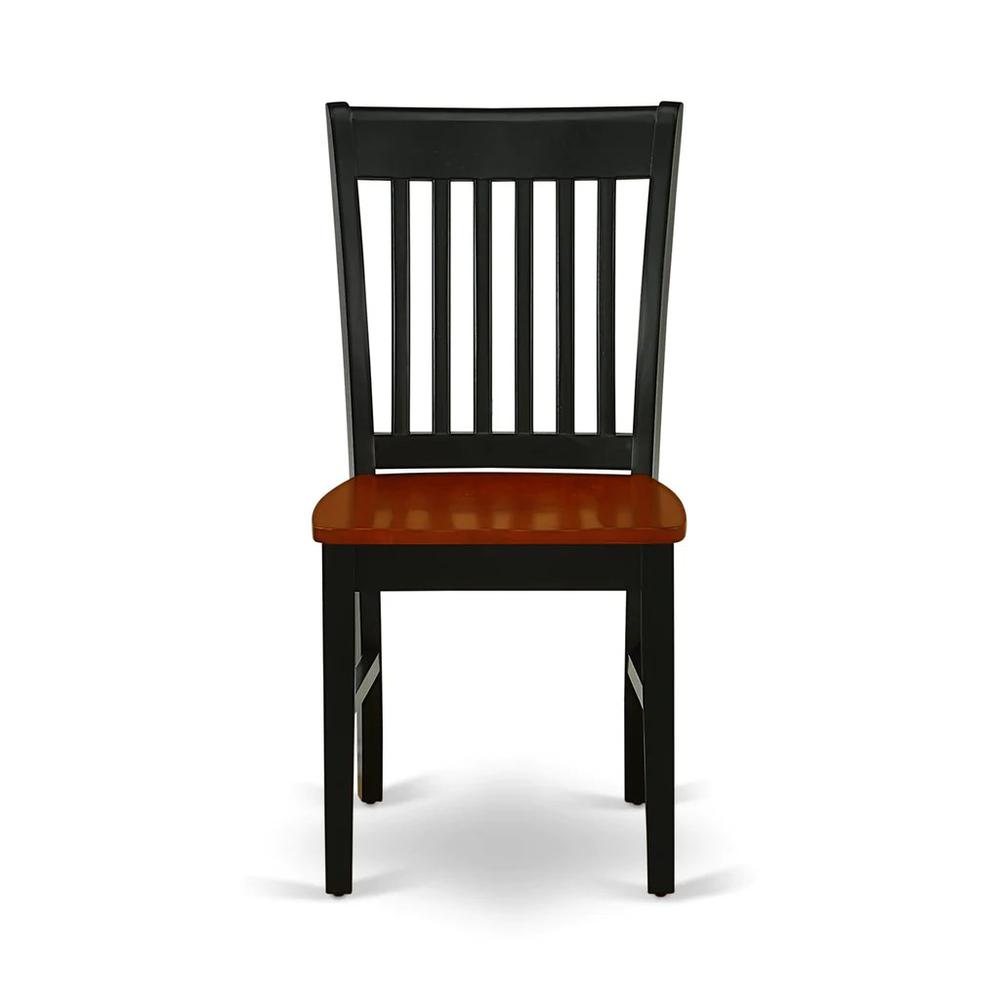 Dining Chair Black & Cherry, NFC-BCH-W. Picture 2