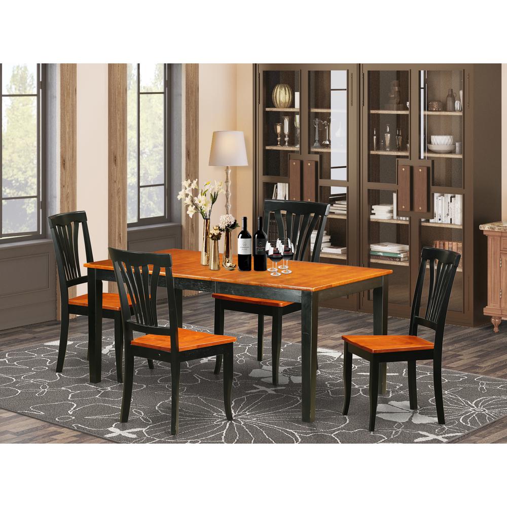 5  PC  Kitchen  Table  set-Dining  Table  and  4  Dining  Chairs. Picture 1