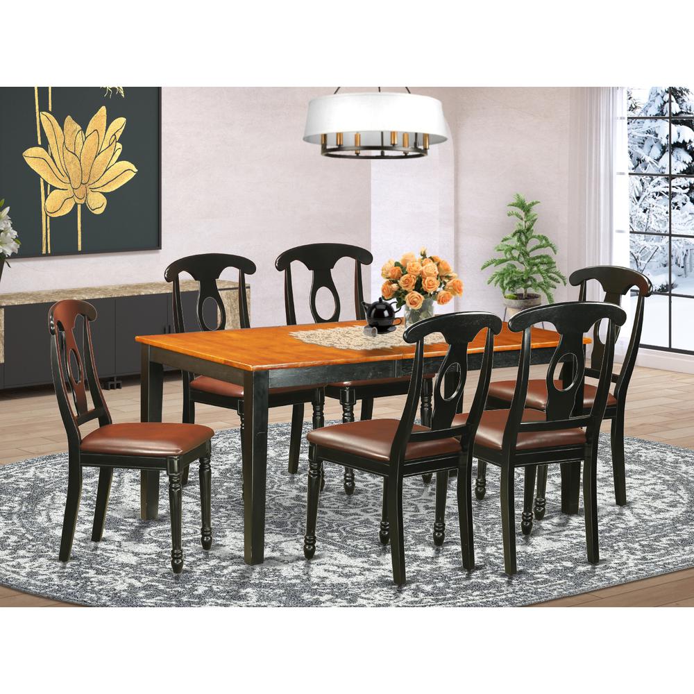 7  PC  Kitchen  Table  set-Dining  Table  and  6  Dining  Chairs. Picture 2