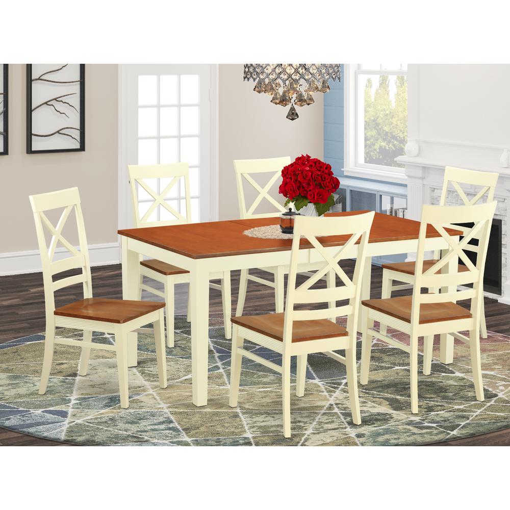 Dining  room  sets  for  6  -Kitchen  dinette  Table  and  6  Dining  Chairs. Picture 1