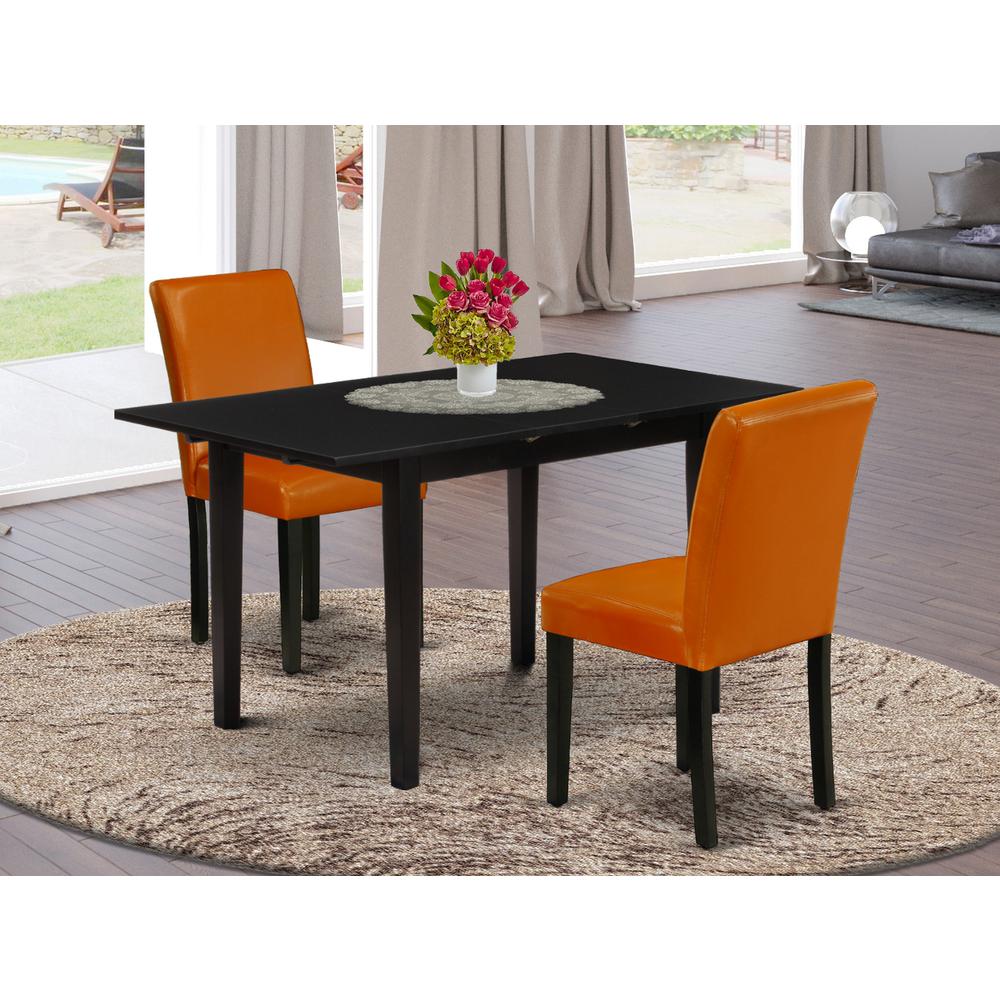 Dining Table- Dining Chairs, NOAB3-BLK-61. Picture 1