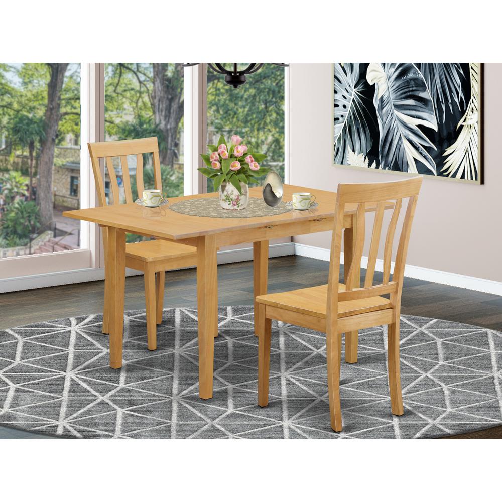 3  PC  Dinette  Table  set  -  Kitchen  dinette  Table  and  2  Dining  Chairs. Picture 2