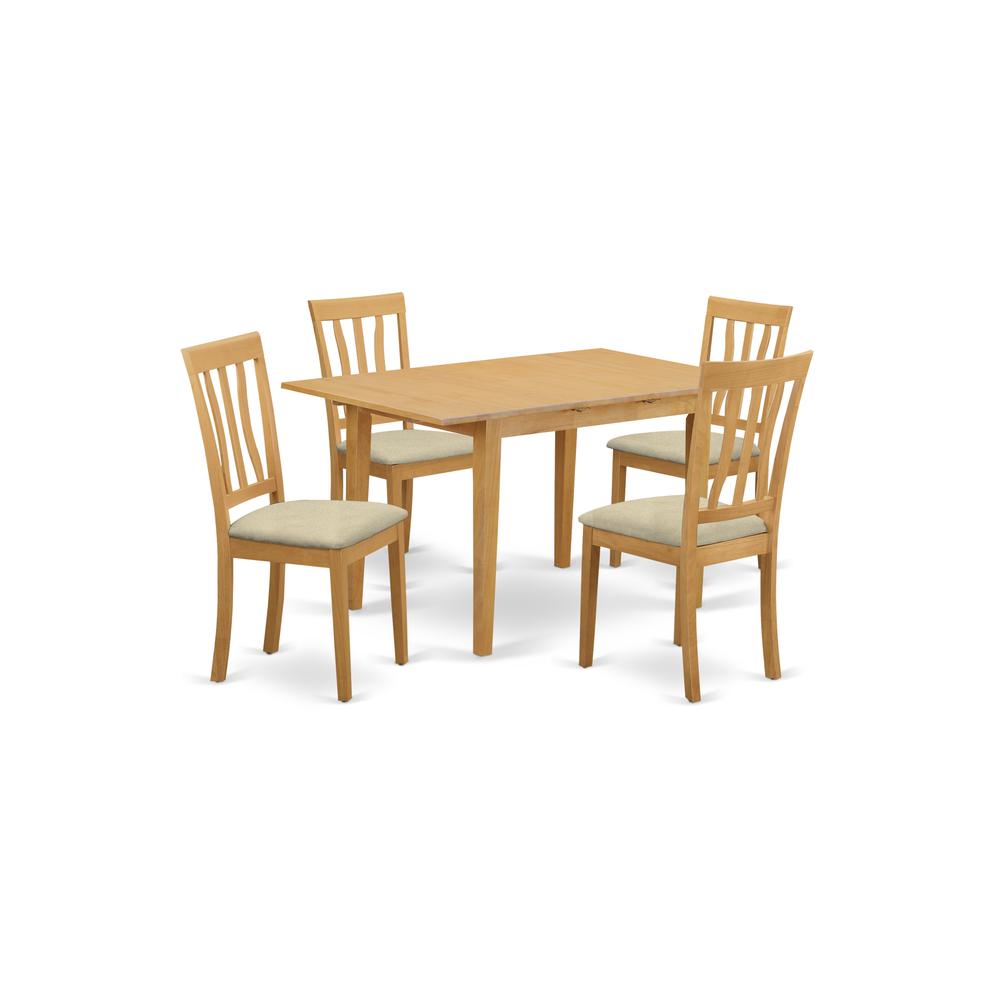 5  Pc  Dining  room  set  -  Kitchen  dinette  Table  and  4  Dining  Chairs. Picture 1