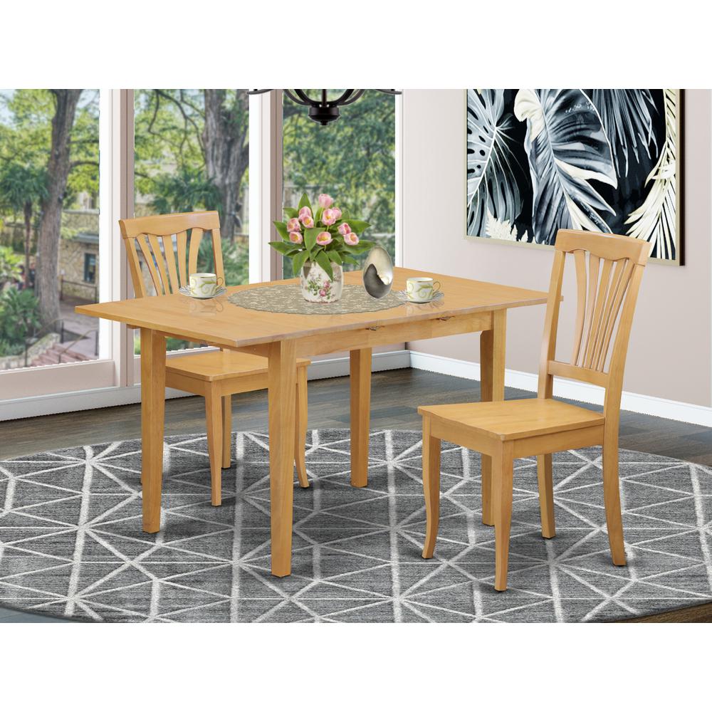 3  Pc  Dinette  Table  set  -  Table  and  2  Dining  Chairs. The main picture.