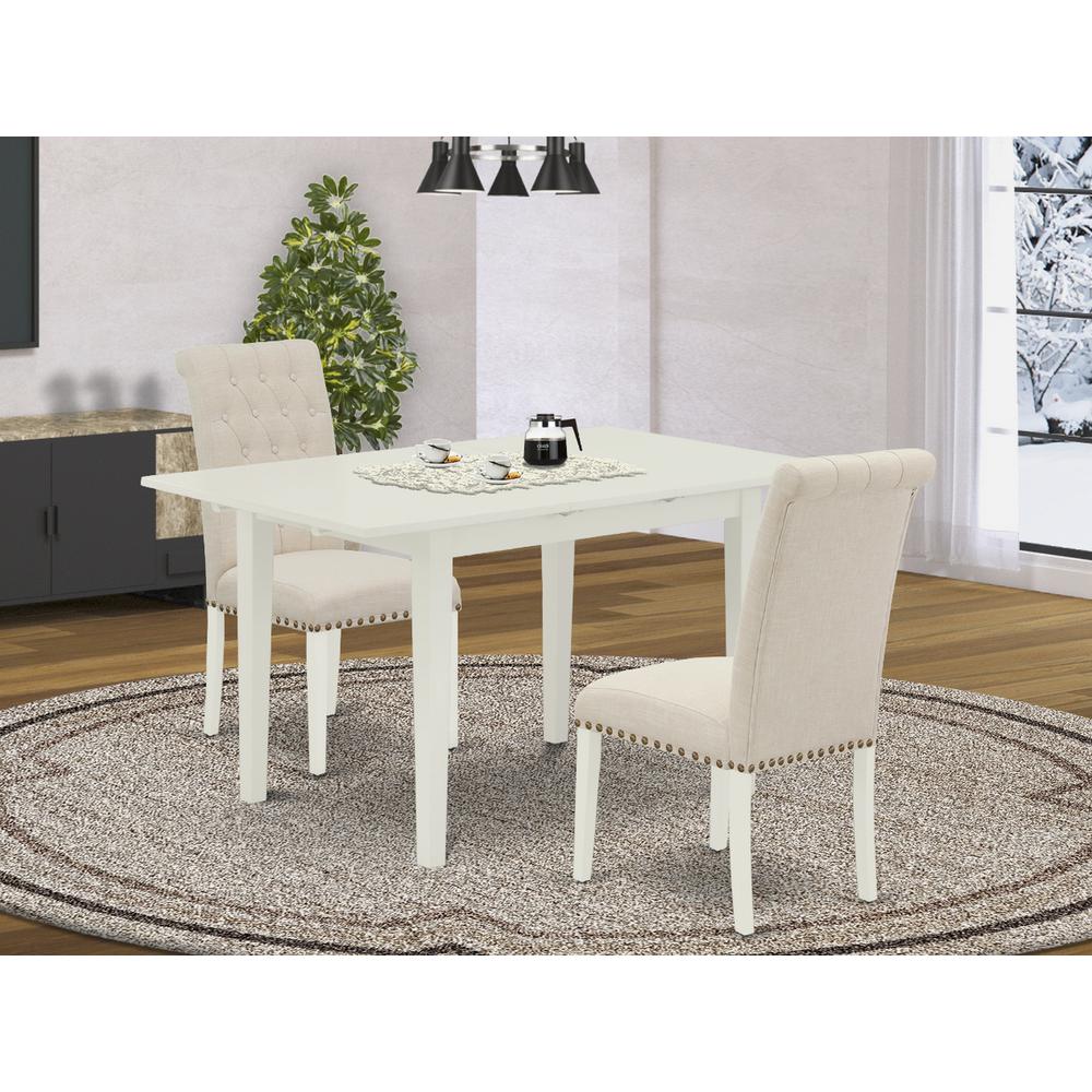 Dining Table- Dining Chairs, NOBR3-LWH-02. Picture 1