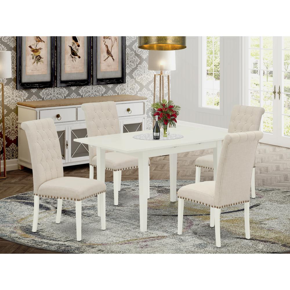 Dining Table- Dining Chairs, NOBR5-LWH-02. Picture 1