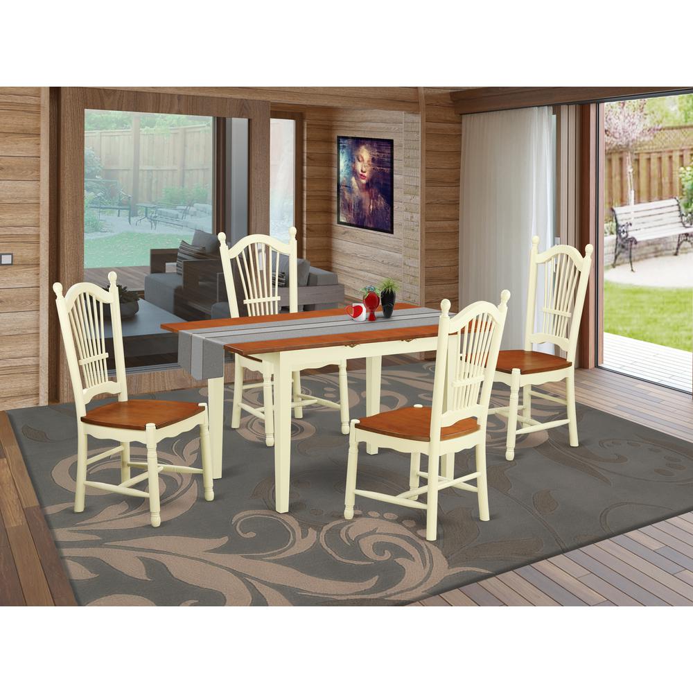 5  Pc  dinette  set  -  Dinette  Table  and  4  dinette  Chairs. Picture 1