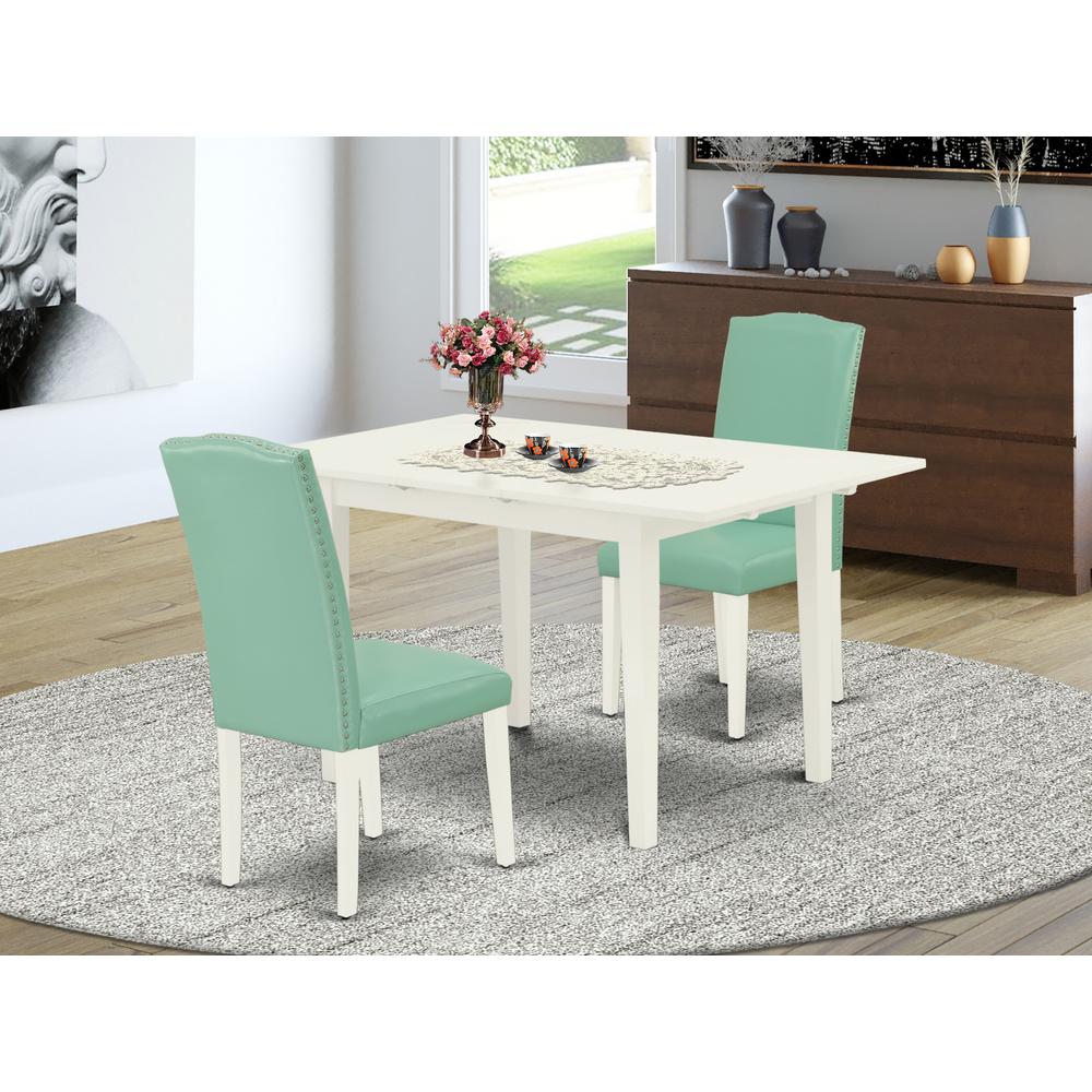 Dining Table- Parson Chairs, NOEN3-LWH-57. Picture 1