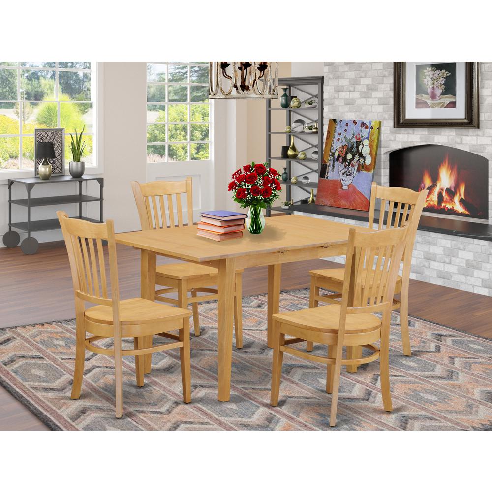 5  PC  Kitchen  Table  set  -  Kitchen  Table  and  4  Dining  Chairs. Picture 1