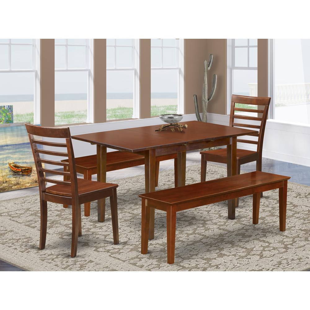 5  Pc  Kitchen  Table  set  -  plus  2  Chairs  for  Dining  room  and  2  Benches. Picture 1