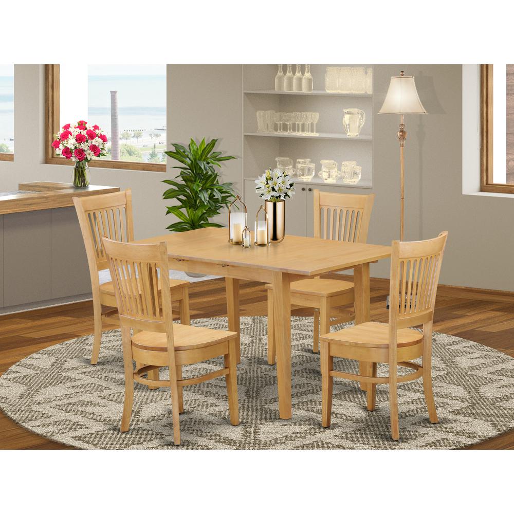 5 Pc Dining Room Set Dining Table And 4 Dining Chairs