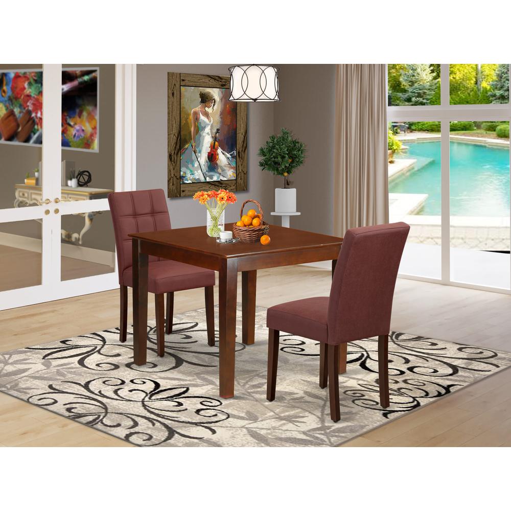 3 Piece Dining Set contain A Dinner Table. Picture 1