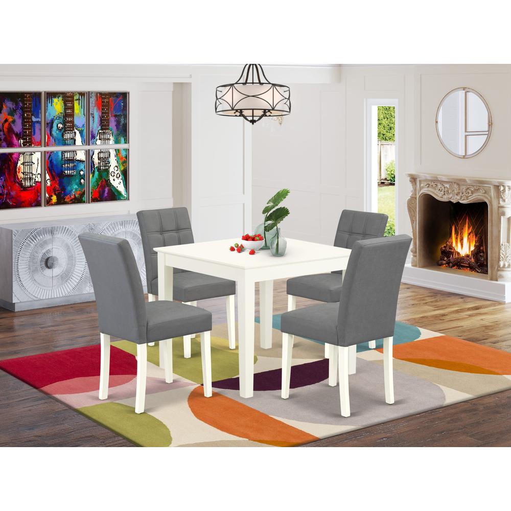 5 Piece Dining Table Set contain A Dining Table. Picture 1