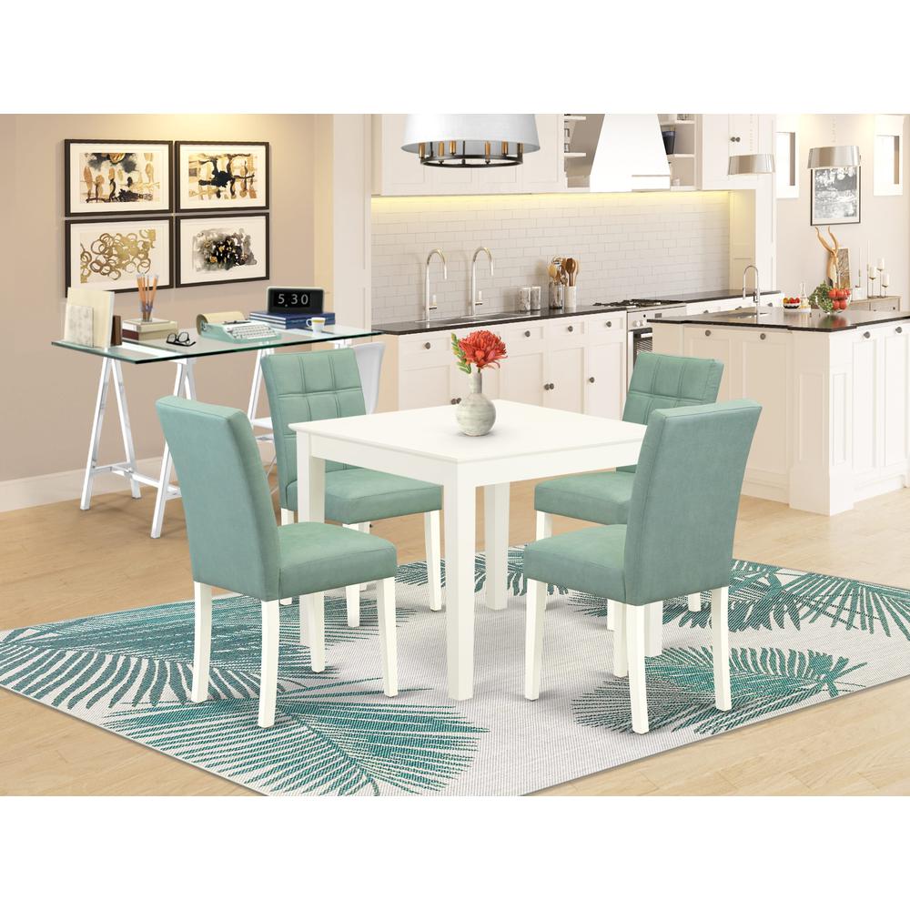 5 Piece Kitchen Dining Table Set consists A Dinner Table. Picture 1