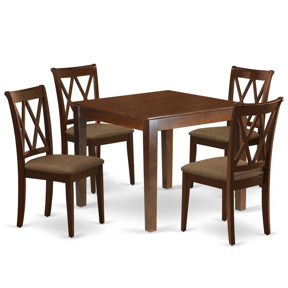 Dining Room Set Mahogany, OXCL5-MAH-C. Picture 1