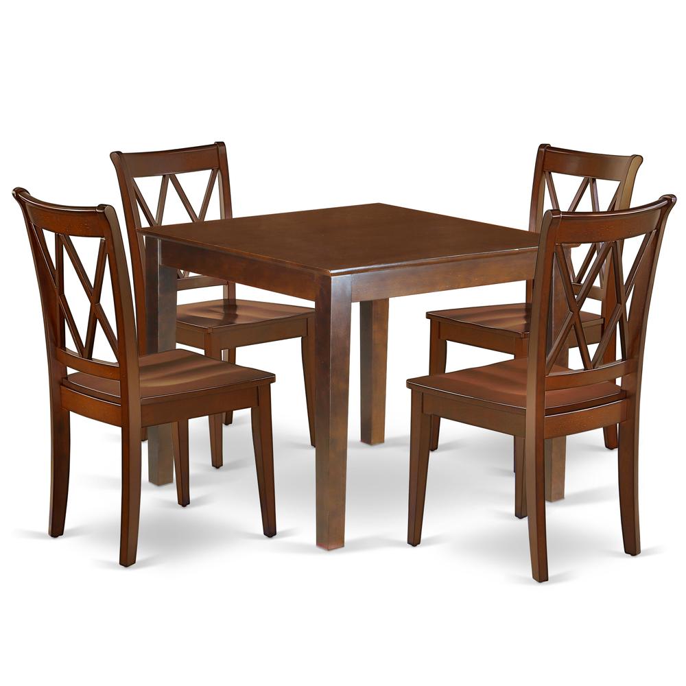 Dining Room Set Mahogany, OXCL5-MAH-W. Picture 1