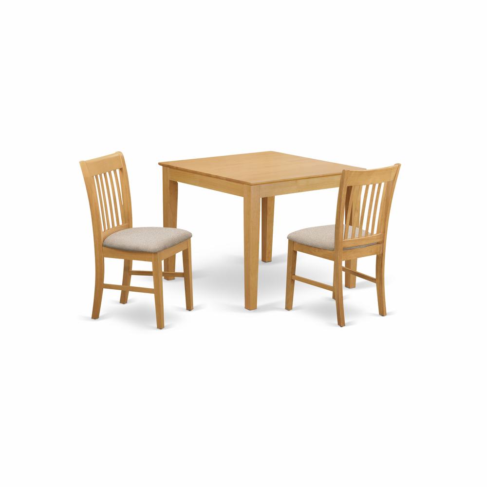 3  Pc  Dining  room  set  -  Table  and  2  dinette  Chairs. Picture 1