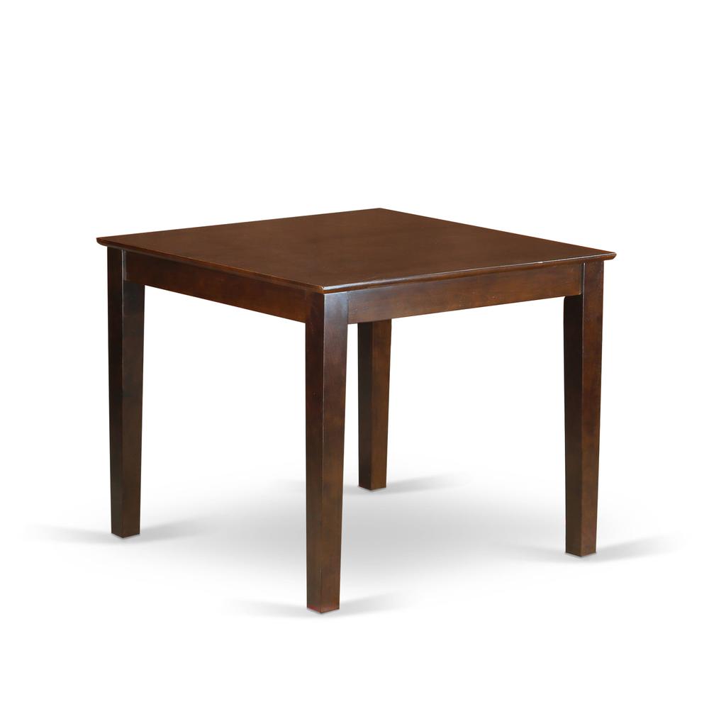 OXML3-MAH-C 3 Pc Dinette Table set with a Dining Table and 2 Dining Chairs in Mahogany. Picture 3