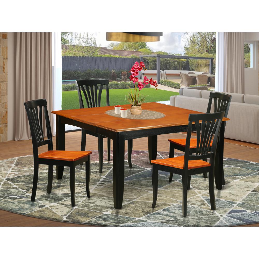 5PC  Dining  room  set-Dining  Table  and  4  Wooden  Dining  Chairs. The main picture.