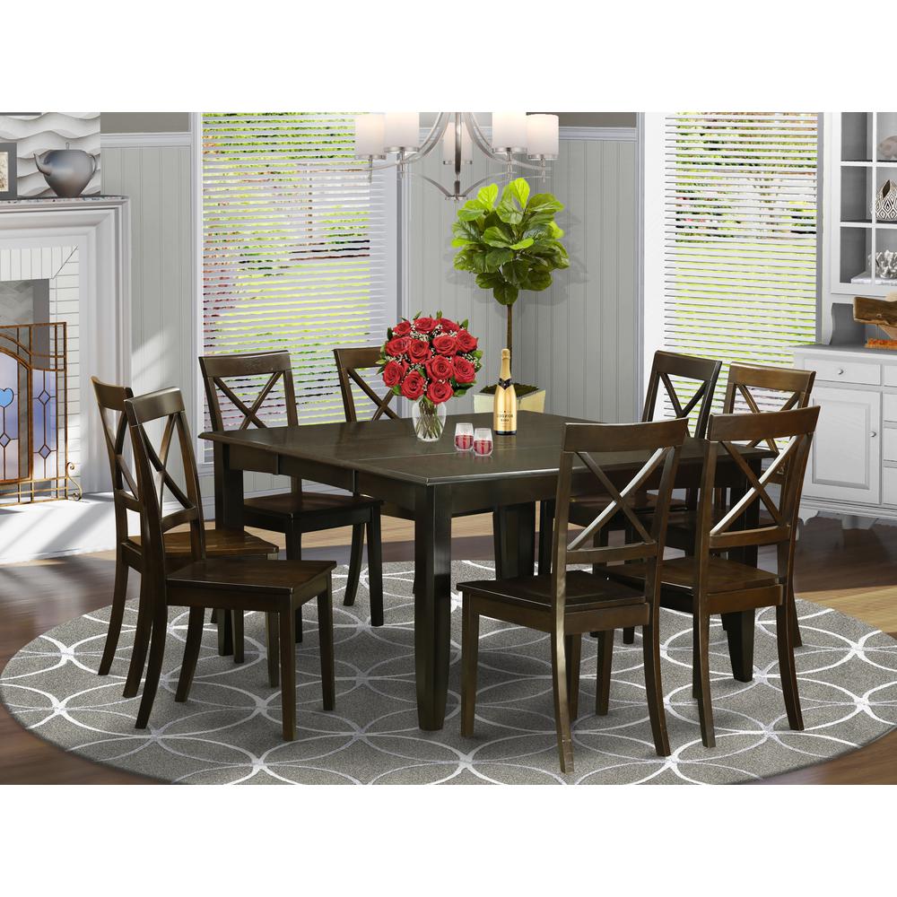 9  Pc  Dining  room  set  Kitchen  Table  with  Leaf  and  8  Dinette  Chairs.. Picture 1