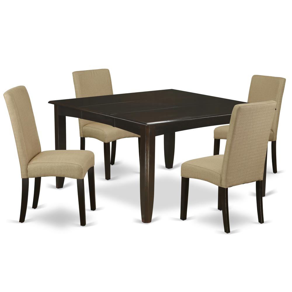 Dining Room Set Cappuccino, PFDR5-CAP-03. Picture 1