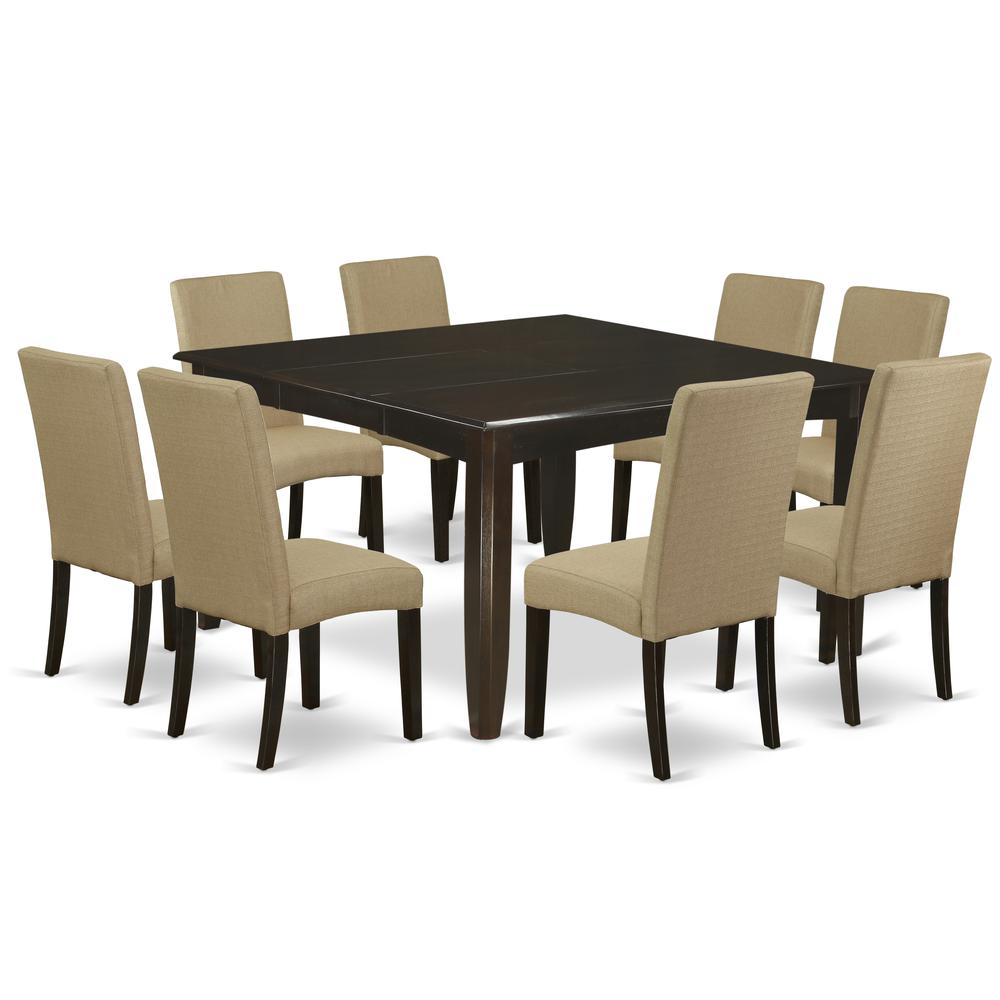 Dining Room Set Cappuccino, PFDR9-CAP-03. Picture 1