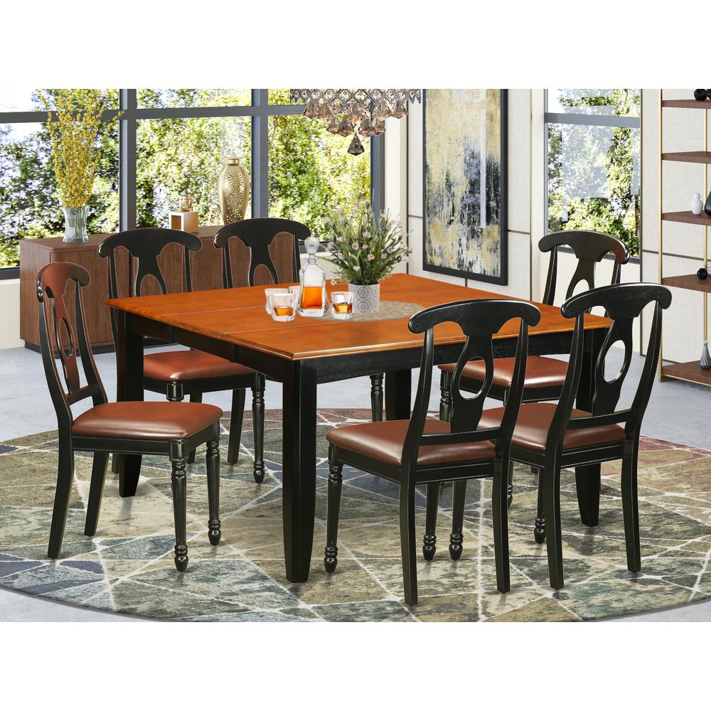 7  PC  Dining  room  set-Dining  Table  and  4  Wood  Dining  Chairs. Picture 1
