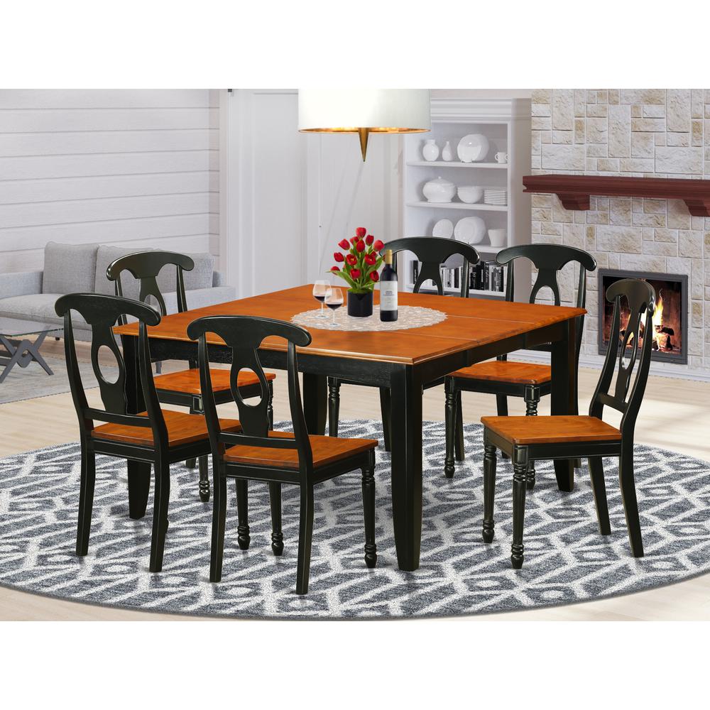 7  PC  Dining  room  set-Dining  Table  and  4  Wooden  Dining  Chairs. The main picture.