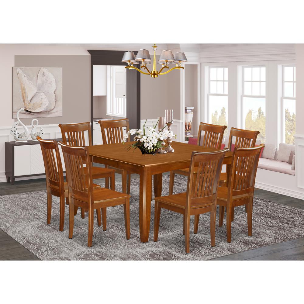 9  Pc  Dining  room  set  for  8-Kitchen  Table  with  Leaf  and  8  Dinette  Chairs.. Picture 1