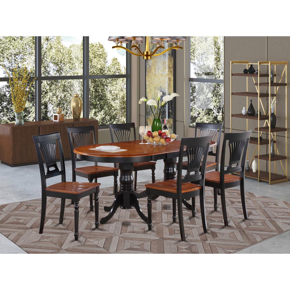 7  Pc  Dining  room  set-Dining  Table  and  6  Kitchen  Dining  Chairs. Picture 1