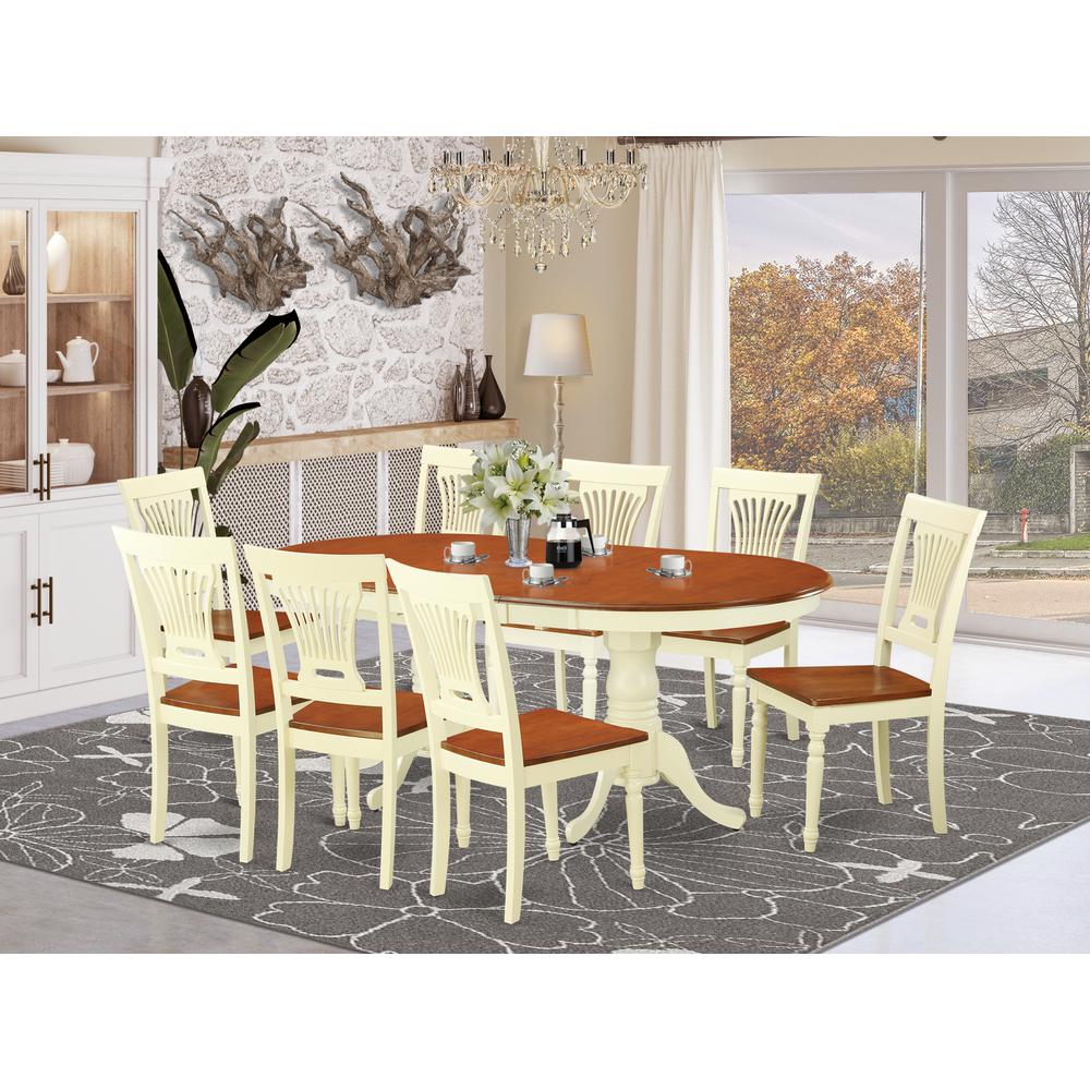 9  PC  Dining  set-Dining  Table  plus  8  Dining  Chairs. Picture 1