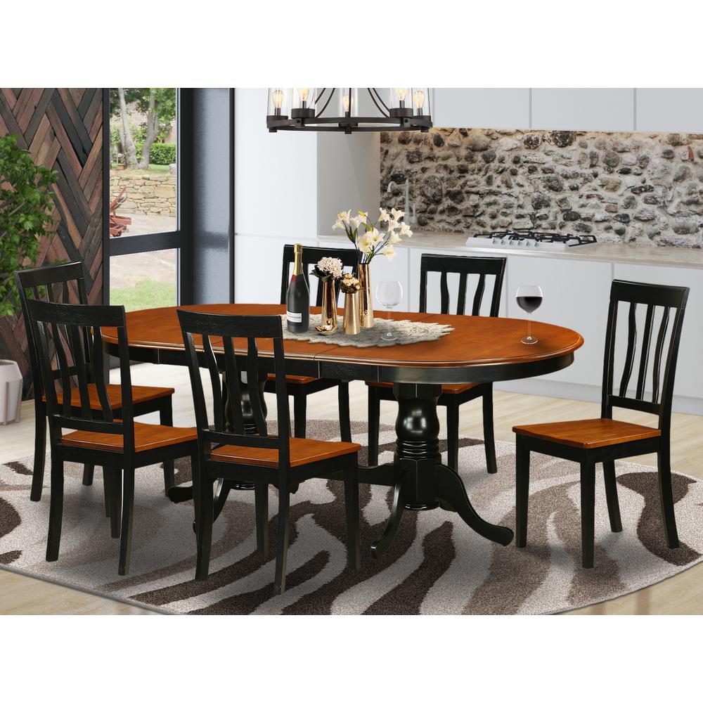 7  Pc  Dining  room  set-Dining  Table  with  6  Dining  Chairs. Picture 1