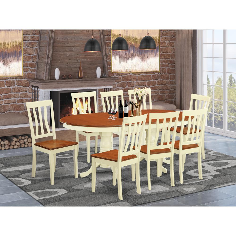 9  Pc  dinette  set  -Dining  Table  and  8  Dining  Chairs. Picture 1